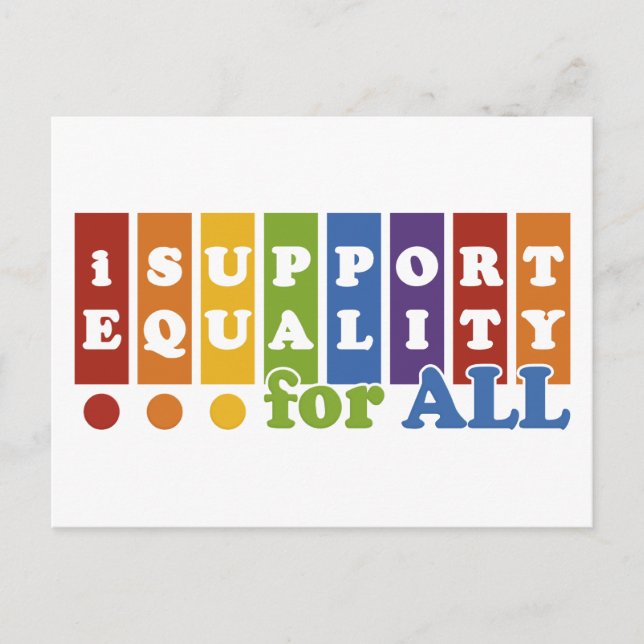 Equal Rights postcard (Front)