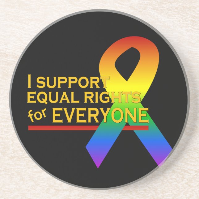 Equal Rights Supporter coaster (Front)