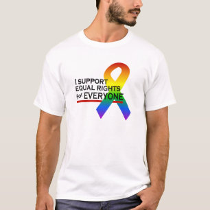 EQUAL RIGHTS SUPPORTER shirt, choose style & colou T-Shirt