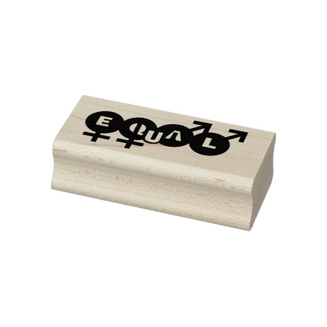 Equal Rights Symbol For LGBTQ Rubber Stamp (Stamp)