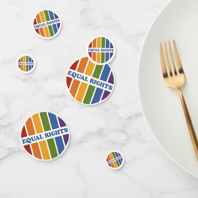 Equal Rights table confetti (Group)