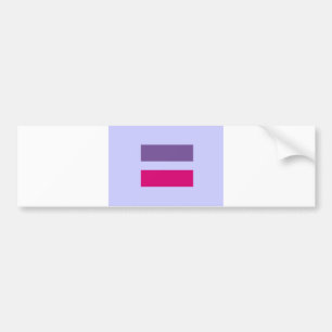 equal sign symbol marriage equality gay bisexual bumper sticker