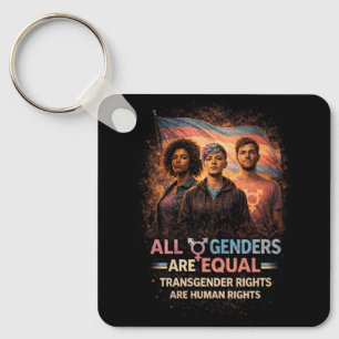 Equal Under Every Flag Key Ring