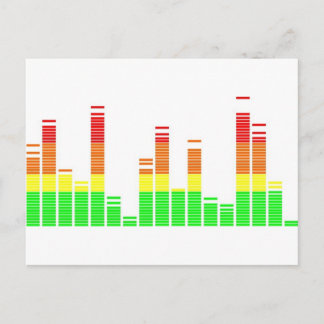 Equaliser white postcard