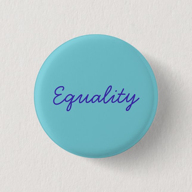 Equality 3 Cm Round Badge (Front)
