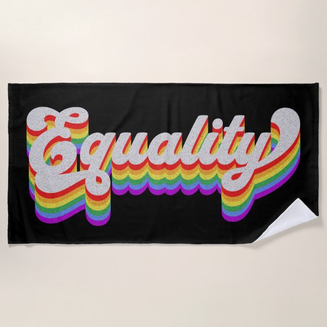 Equality Beach Towel (Front)