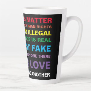 equality  black lives matter pride coffee mug