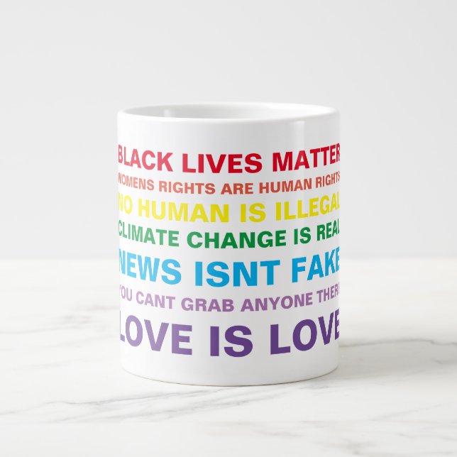 equality  black lives matter pride coffee mug (Front)