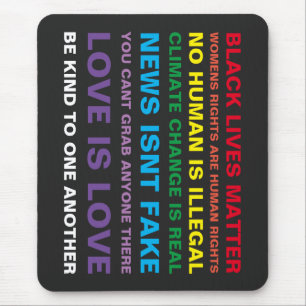 equality black lives matter pride mouse pad