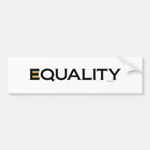 EQUALITY Bumper Sticker