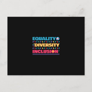 Equality Diversity Inclusion Postcard
