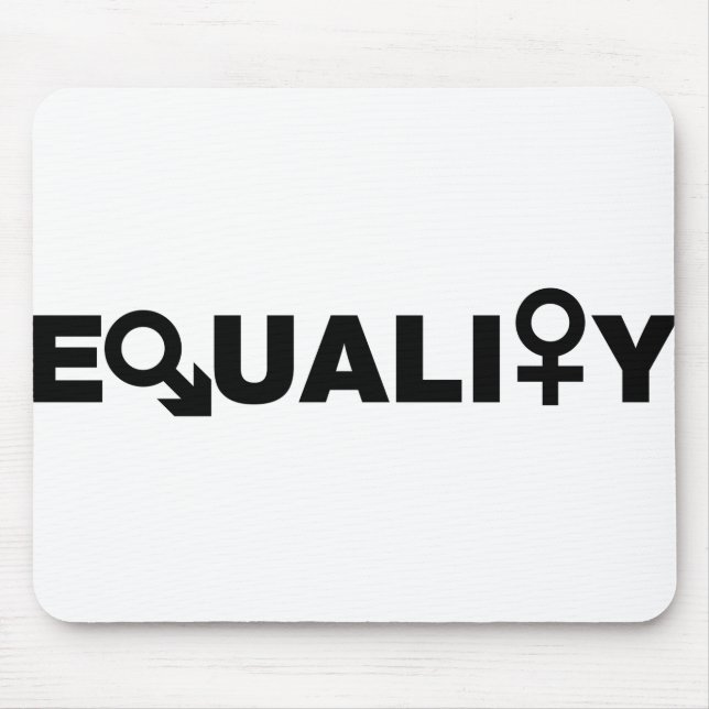 Equality Equal Rights Kindness and Liberty Mouse Mat (Front)