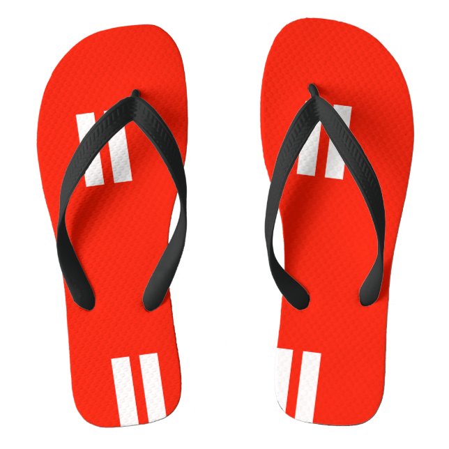 Equality Flag Flip Flops (Footbed)