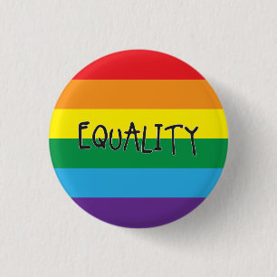 Equality for all 3 cm round badge