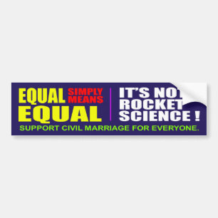 Equality for All Bumper Stickr Bumper Sticker