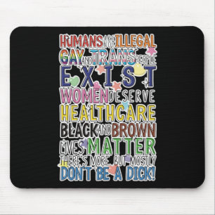 Equality For All - Much Love Sticker Mouse Mat