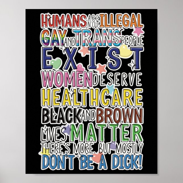 Equality For All - Much Love Sticker  Poster (Front)