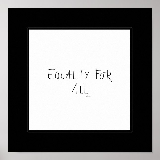 Equality For All - Wall Decor (Front)
