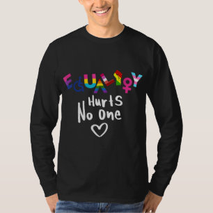 Equality Hurts No One LGBT Black Disabled Women Ri T-Shirt