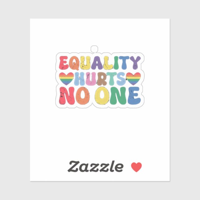 Equality Hurts No One LGBT Human Right  (Sheet)