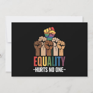 Equality Hurts No One LGBTQ Pride Human Rights Invitation