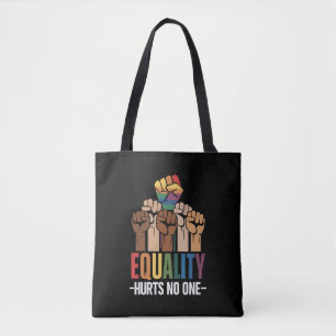 Equality Hurts No One LGBTQ Pride Human Rights Tote Bag