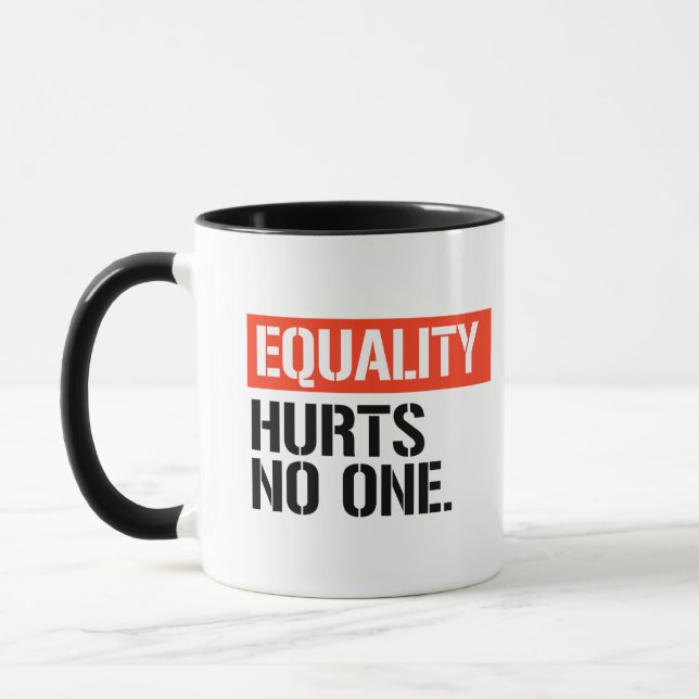 Equality hurts no one mug (Left)