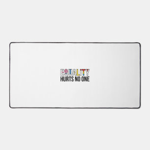 Equality Hurts No One Vintage Pride Shirt Design_1 Desk Mat