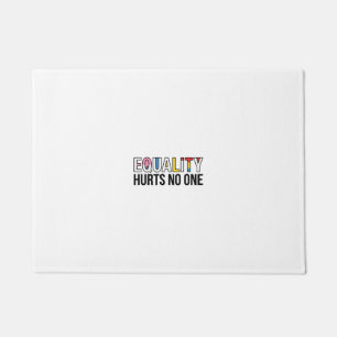 Equality Hurts No One Vintage Pride Shirt Design_1 Doormat