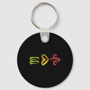 Equality Is Greater Than Division Human Rights  Key Ring