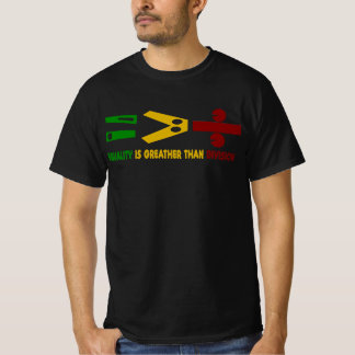 equality is greater than division T-Shirt