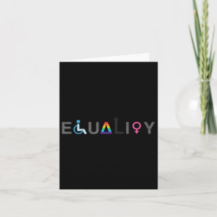 Equality Lgbt Disability Lgbtq Distressed _1 Card