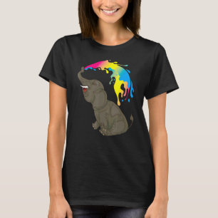 Equality Lgbt Pansexuality Flag Elephant Pan Pride T-Shirt