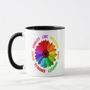 Equality Love Inclusion Hope Diversity Kindness Mug
