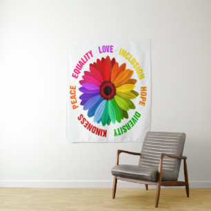 Equality Love Inclusion Hope Diversity Kindness Tapestry