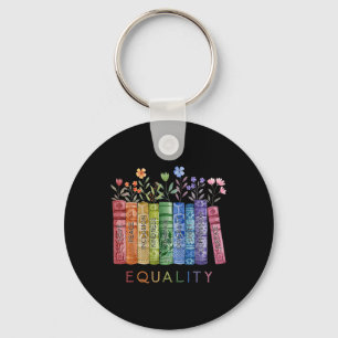 Equality Peace Love Kindness Read Book Lgbt Gay Pr Key Ring
