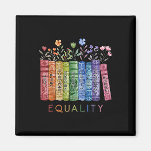Equality Peace Love Kindness Read Book Lgbt Gay Pr Magnet