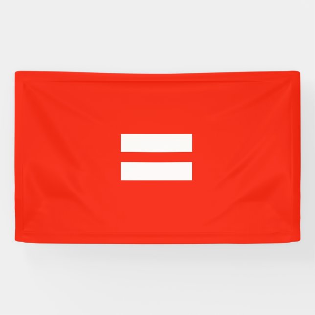 Equality Pride Flag Banner (Horizontal)