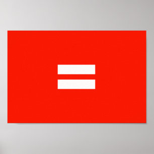 Equality Pride Flag Poster