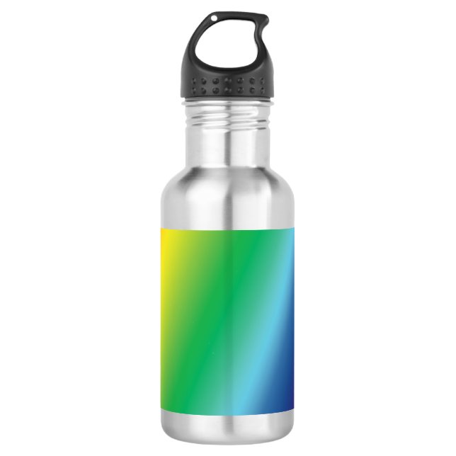 equality pride rainbow colours - water bottle (Front)