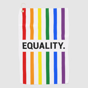 Equality Pride Rainbow Golf Towel
