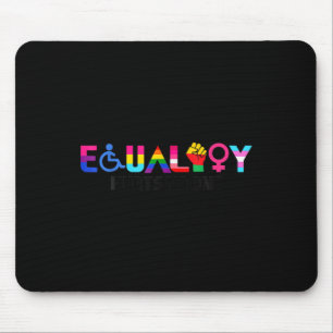 Equality Pride Rainbow Lgbtq Feminist Disability S Mouse Mat