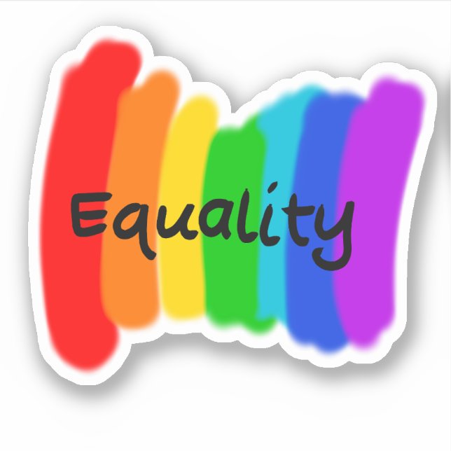 “Equality” Rainbow Text (Front)