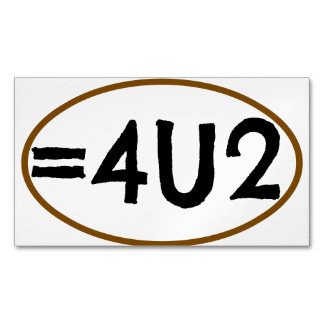 EQUALITY STICKER Magnetic BUSINESS CARD