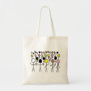 Equality Stickmen Tote Bag