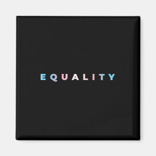 Equality Subtle Trans Pride Flag Transgender Right Magnet