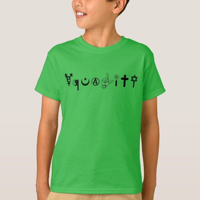 Equality Symbols T-Shirt (Front)