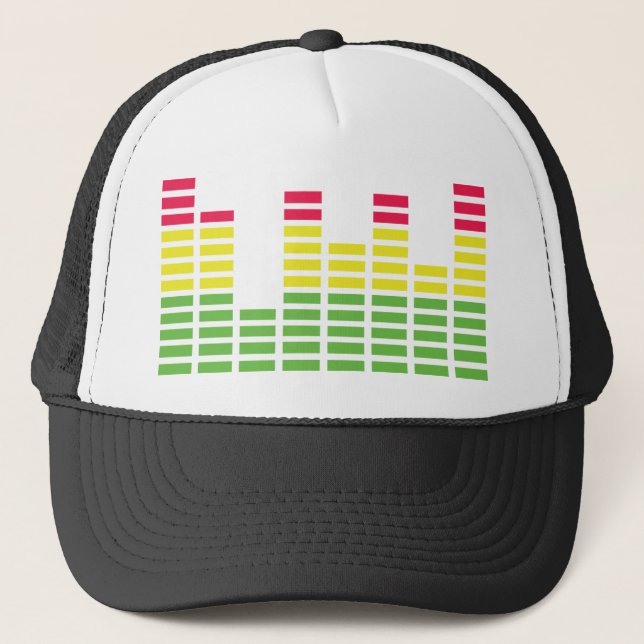 Equalizer Audio Sound Trucker Hat (Front)