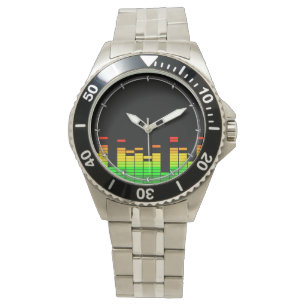 Equalizer Vibes from the Beat of DJ Music decor Watch