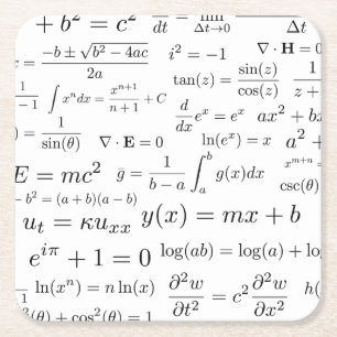 Equations of Math and Science Coasters